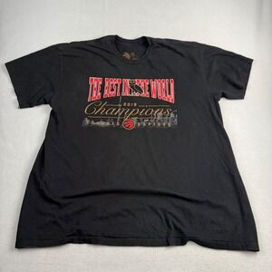 OVO Toronto Raptors 2019 NBA Champions The Best In The World T-Shirt Black XL